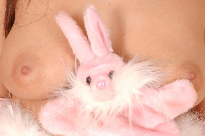 Bunny MILF babe Eve Angel got a lot of toys for Easter photo 16