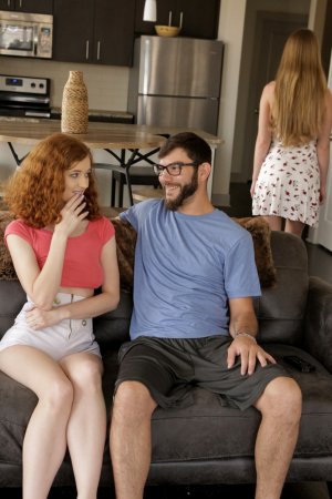 Abby Rains lifts her legs to get her bathroom fuck photo 9